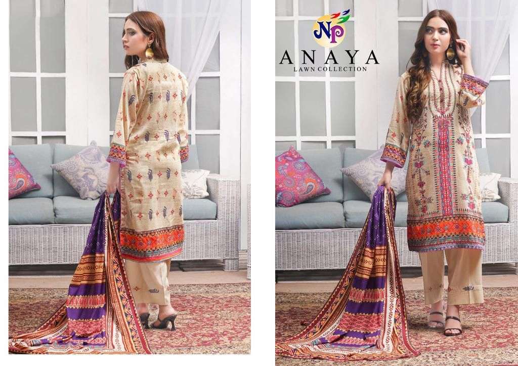 NP PRINT ANAYA LAWN COLLECTION LAWN COTTON DIGITAL PRINT SALWAR SUIT