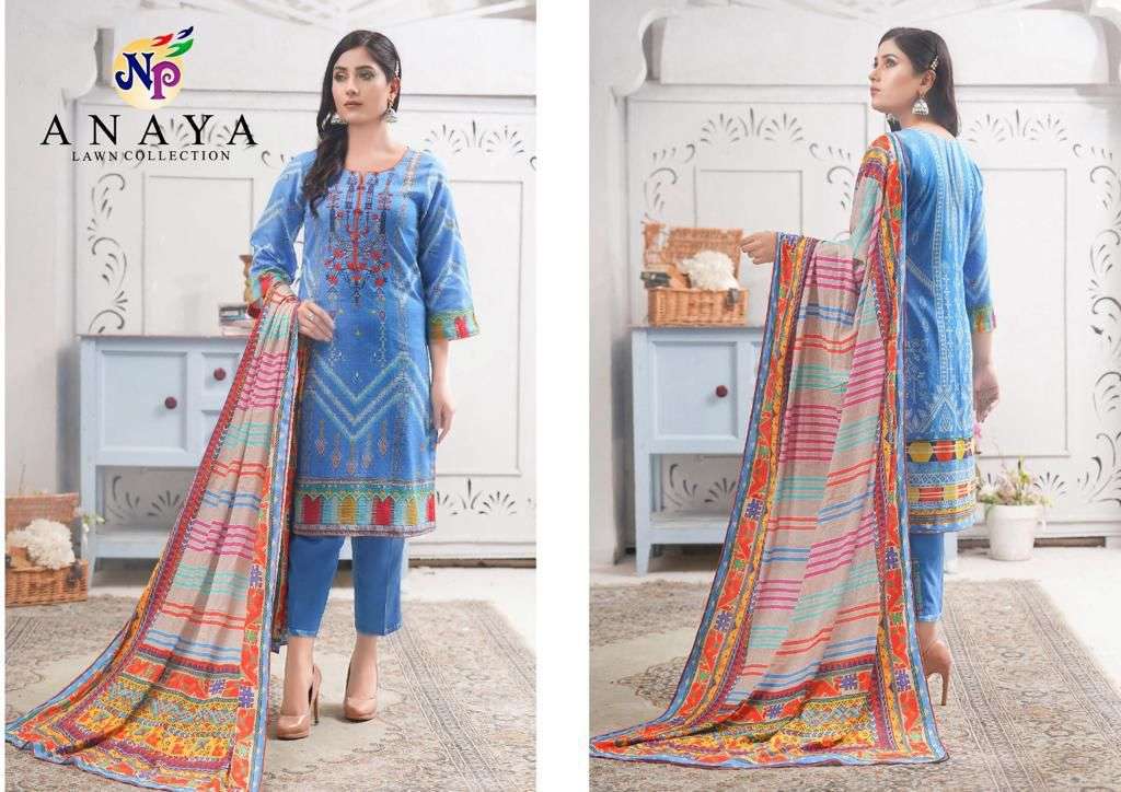 NP PRINT ANAYA LAWN COLLECTION LAWN COTTON DIGITAL PRINT SALWAR SUIT