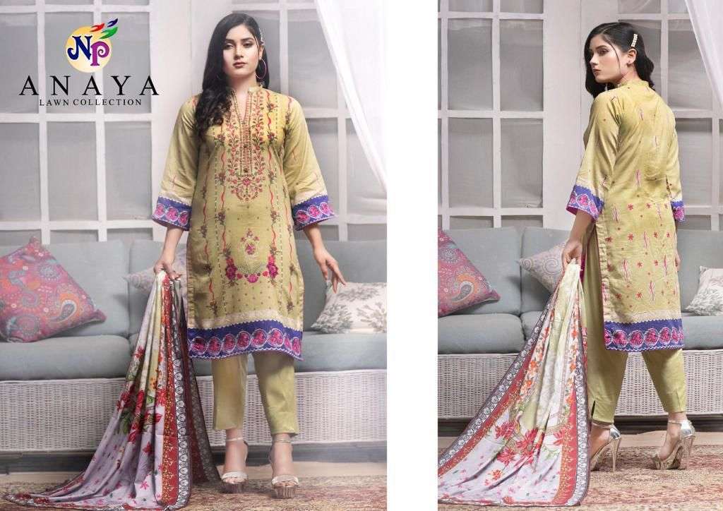 NP PRINT ANAYA LAWN COLLECTION LAWN COTTON DIGITAL PRINT SALWAR SUIT