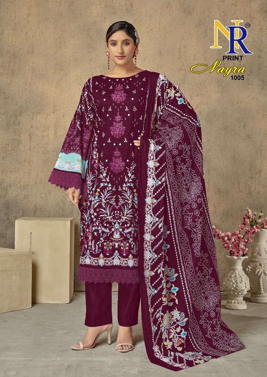 NP PRINT NAYRA VOL 1 LAWN COTTON DIGITAL PRINT SALWAR SUIT