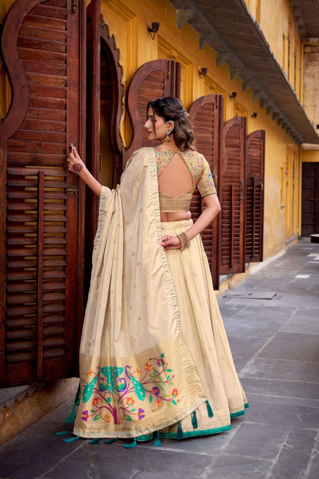 PAITHANI COLLECTION SHRAVYA SIMER FABRIC FESTIVE WEAR LEHENGA CHOLI COLLECTION
