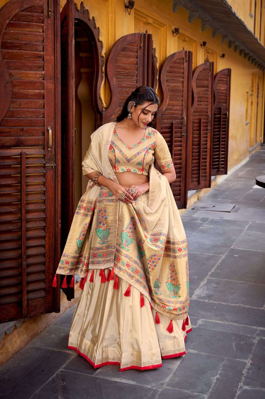 PAITHANI COLLECTION SHRAVYA SIMER FABRIC FESTIVE WEAR LEHENGA CHOLI COLLECTION