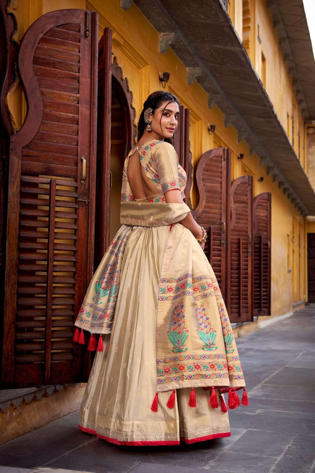 PAITHANI COLLECTION SHRAVYA SIMER FABRIC FESTIVE WEAR LEHENGA CHOLI COLLECTION