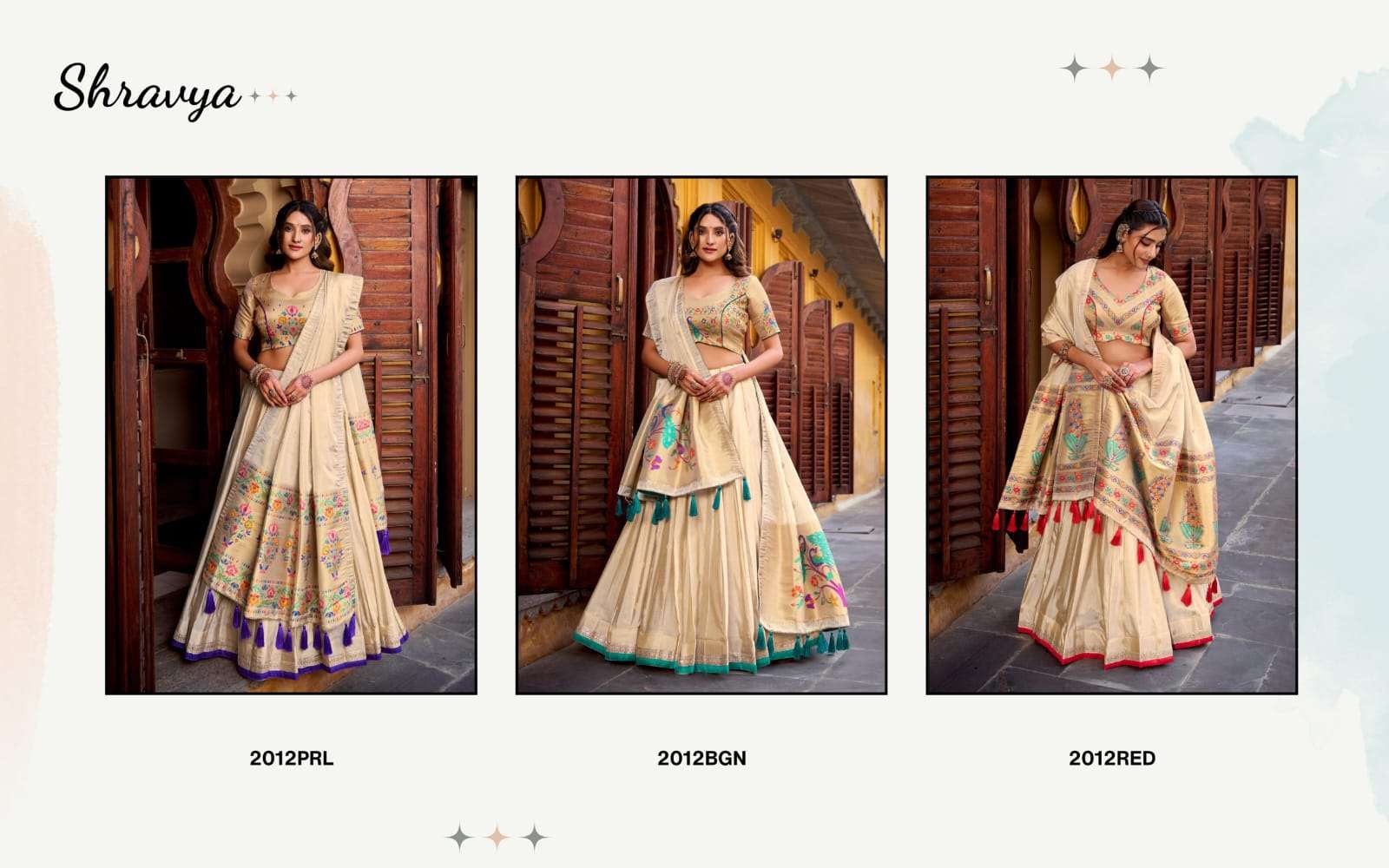 PAITHANI COLLECTION SHRAVYA SIMER FABRIC FESTIVE WEAR LEHENGA CHOLI COLLECTION