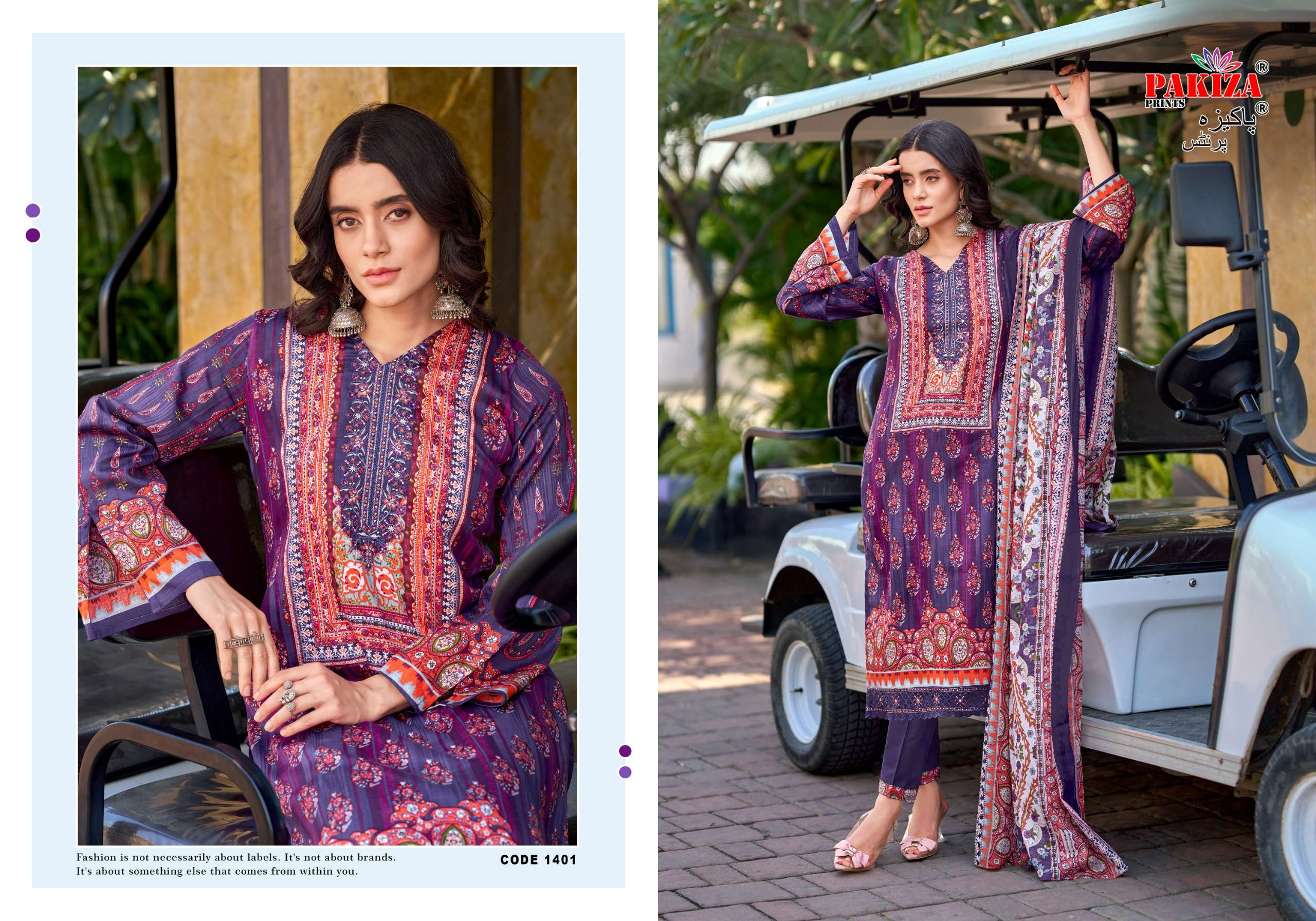 PAKIZA PRINTS FARMAISH VOL 14 JAM SATIN PRINT WITH FANCY KASHMIRI WORK SUIT