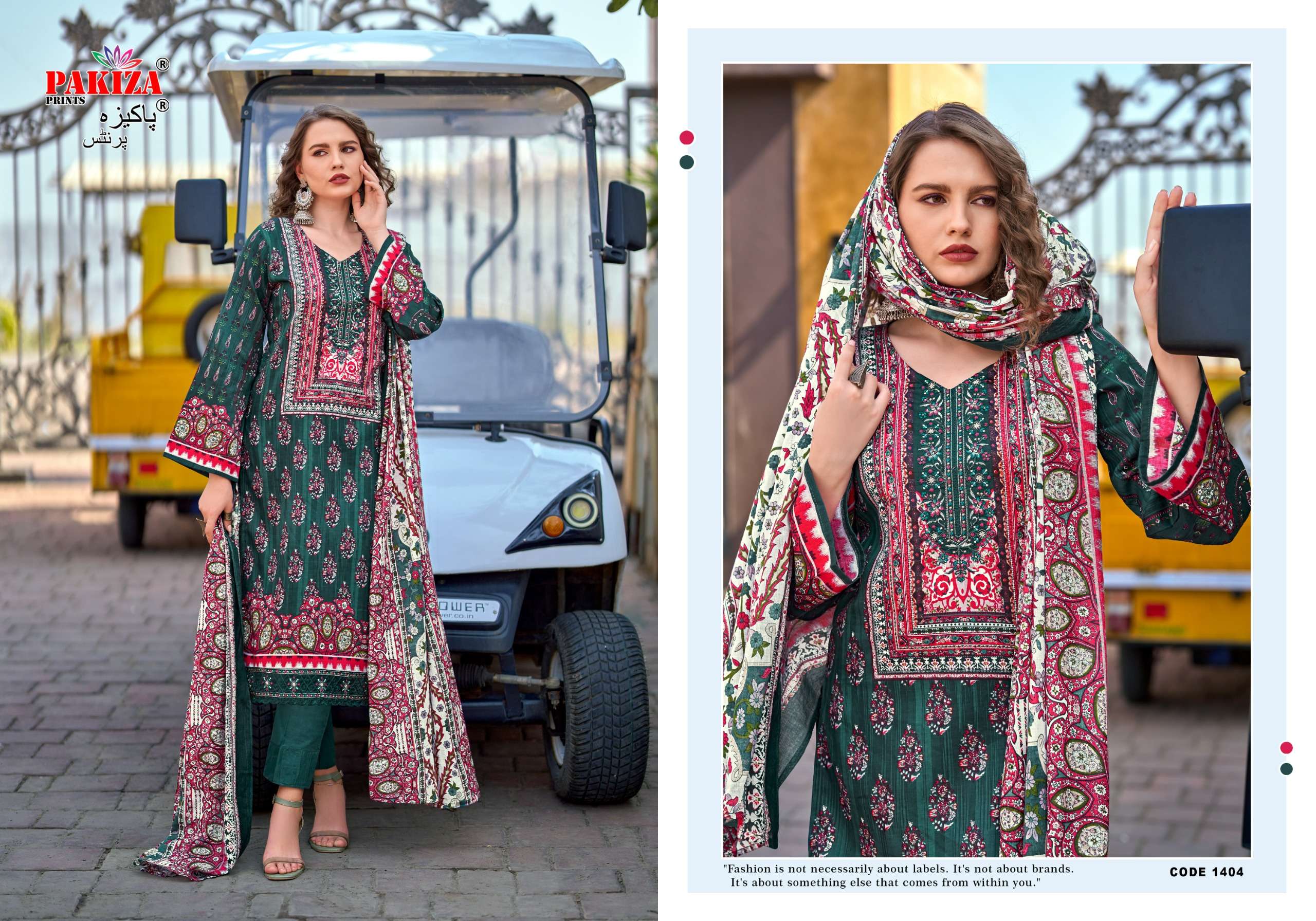 PAKIZA PRINTS FARMAISH VOL 14 JAM SATIN PRINT WITH FANCY KASHMIRI WORK SUIT