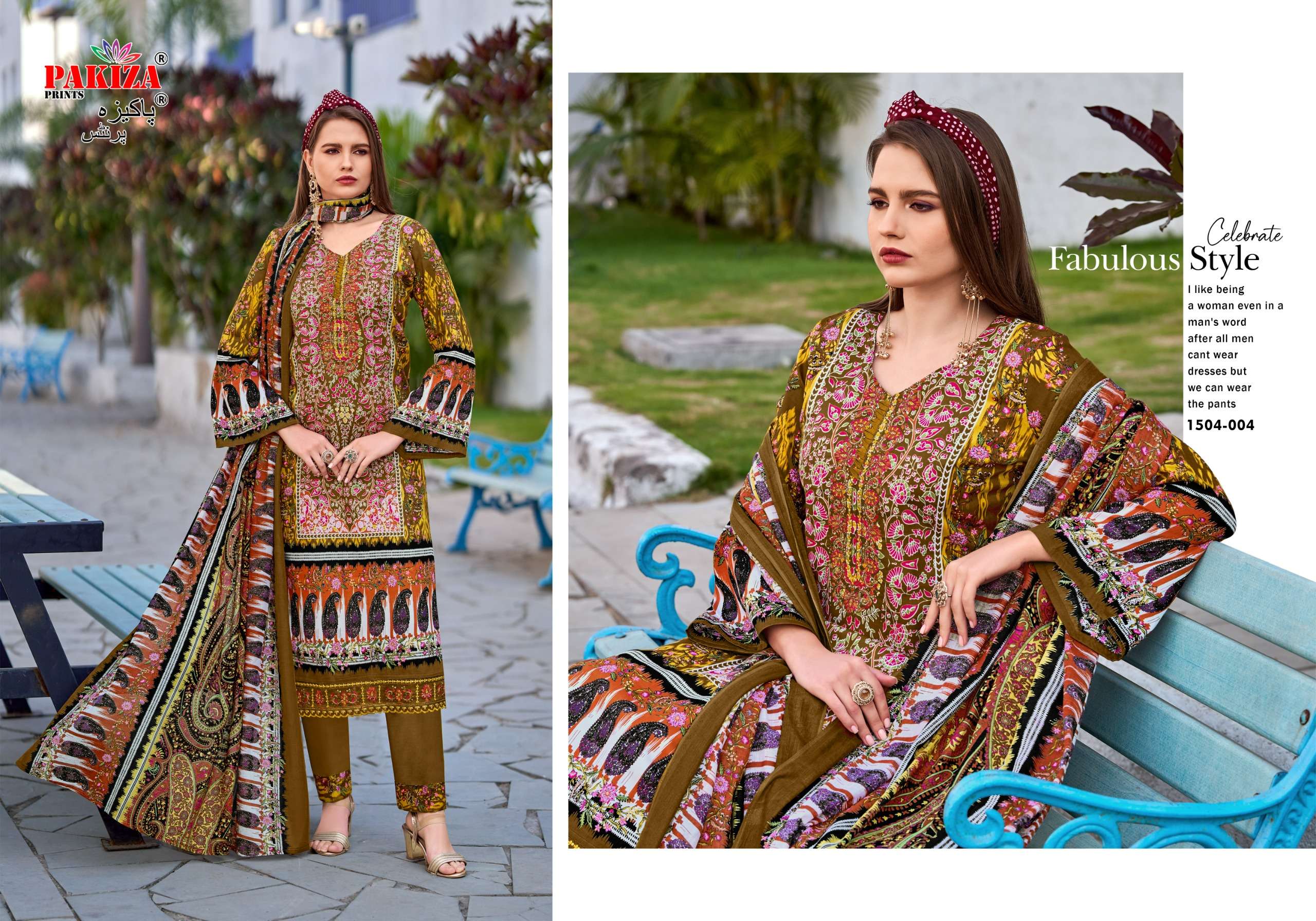 PAKIZA PRINTS FARMAISH VOL 15 JAM SATIN FANCY EMBROIDERY WORK SUIT