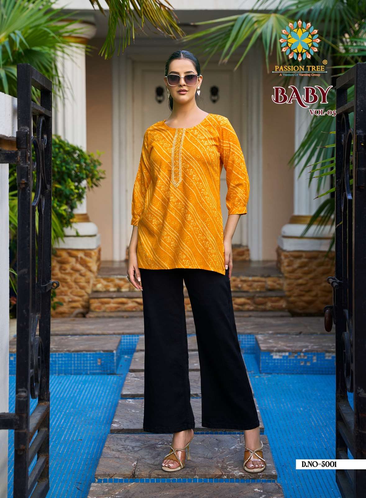 PASSION TREEBABY VOL 5 RAYON PRINT FANCY SUMMER WEAR LADIES TOP