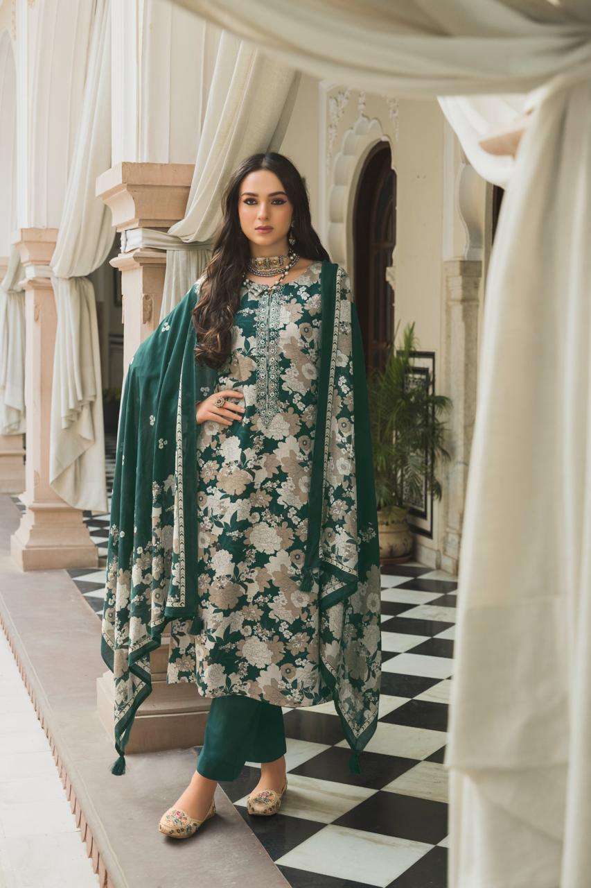 PRM TRENDZ ELNAZ JAM SILK DIGITAL PRINT WITH FANCY EMBROIDERY WORK SUIT