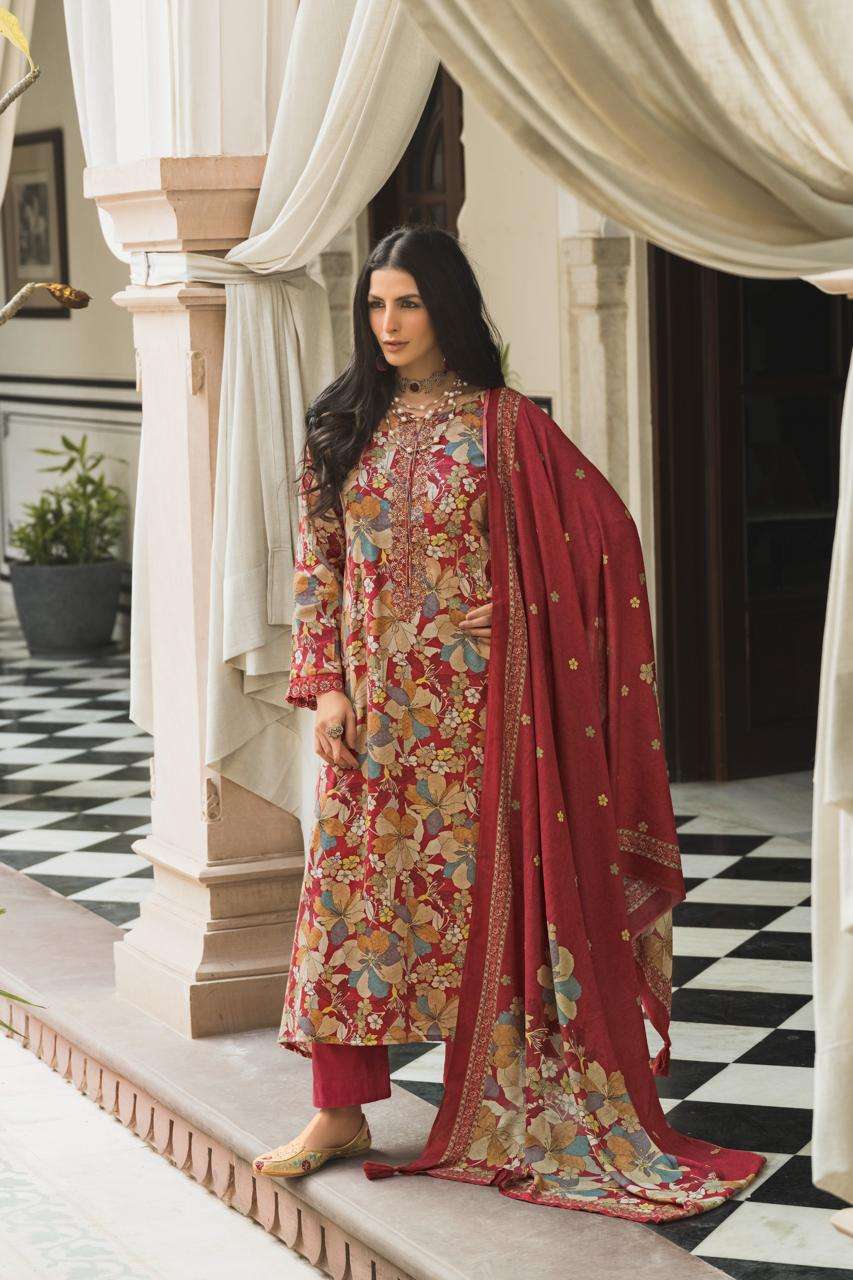 PRM TRENDZ ELNAZ JAM SILK DIGITAL PRINT WITH FANCY EMBROIDERY WORK SUIT
