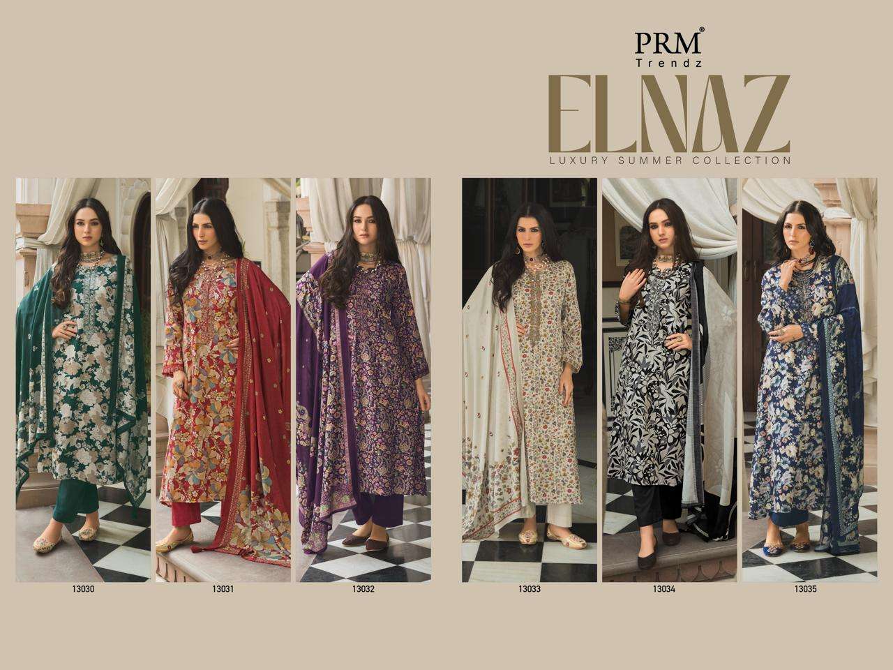 PRM TRENDZ ELNAZ JAM SILK DIGITAL PRINT WITH FANCY EMBROIDERY WORK SUIT