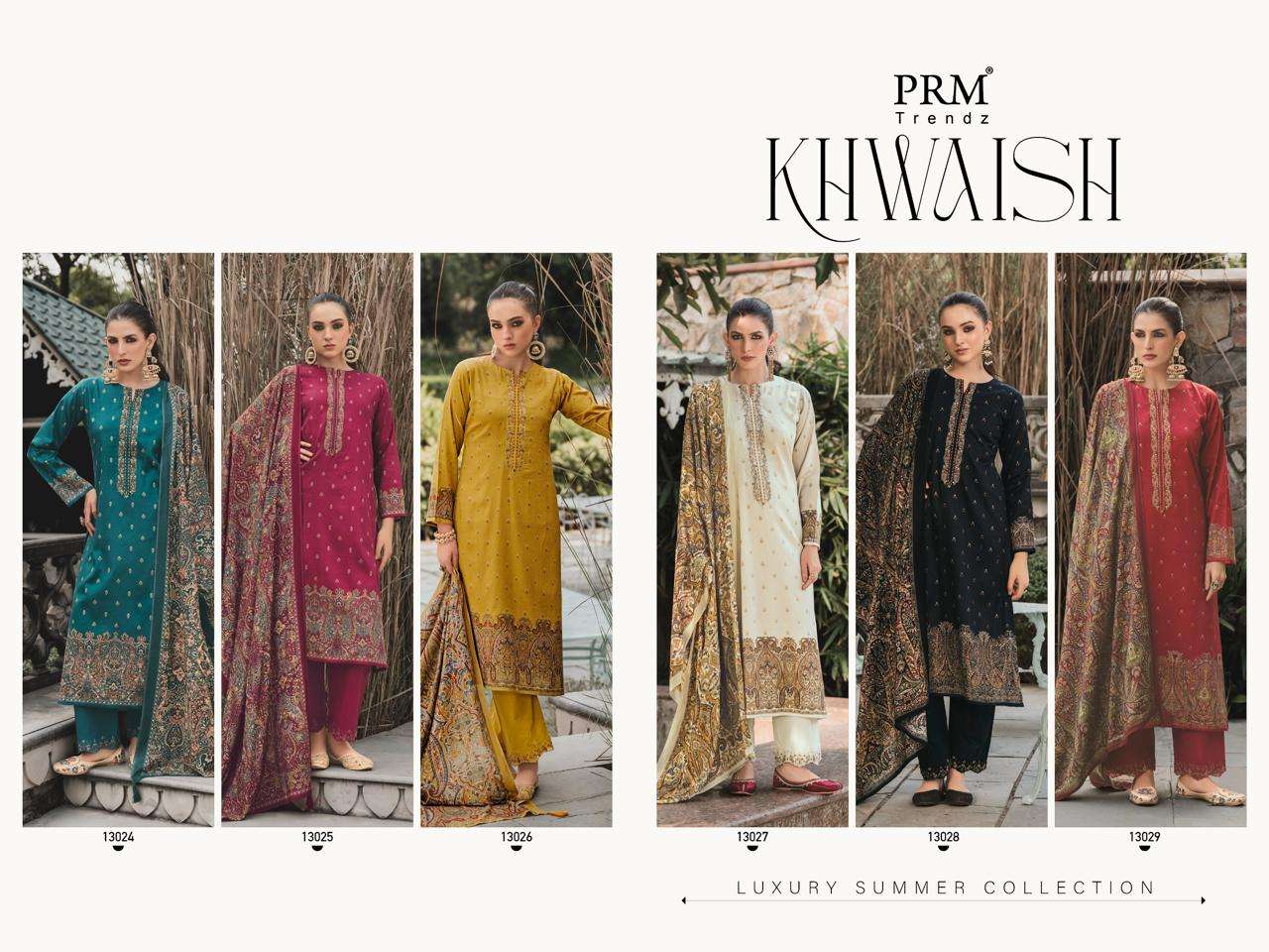 PRM TRENDZ KHWAISH JAM SILK DIGITAL PRINT WITH FANCY WORK SUIT