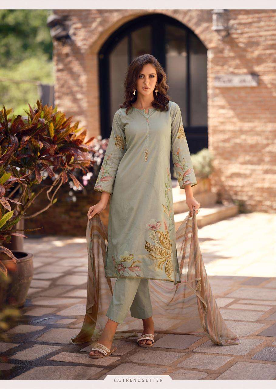 PRM TRENDZ LEANA LAWN COTTON DIGITAL PRINT WITH FANCY WORK SUIT