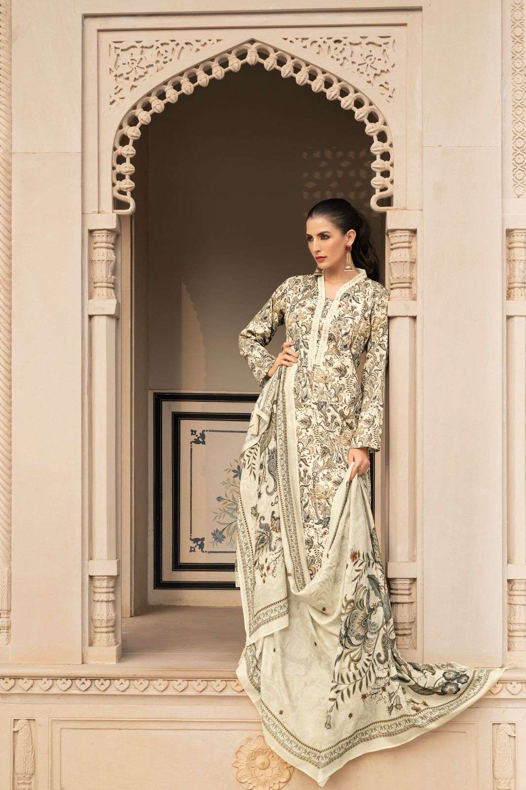 PRM TRENDZ RANGEENZ JAM SILK DIGITAL PRINT WITH FANCY WORK SUIT