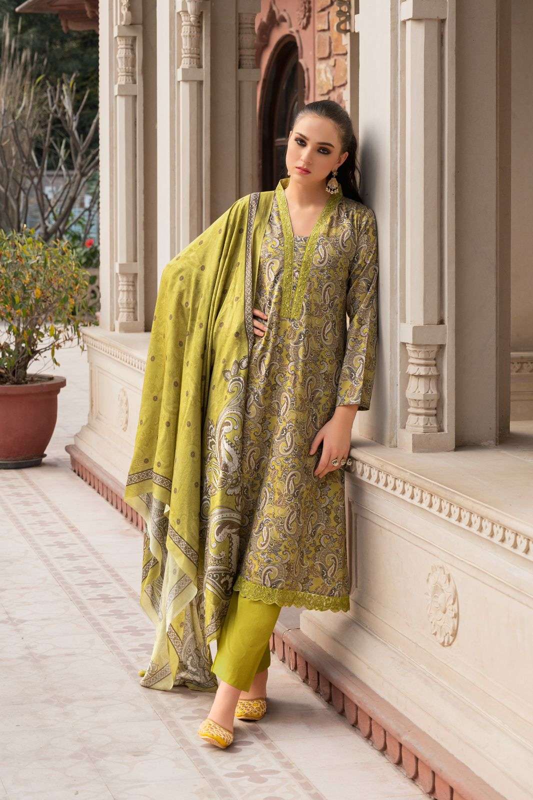 PRM TRENDZ RANGEENZ JAM SILK DIGITAL PRINT WITH FANCY WORK SUIT
