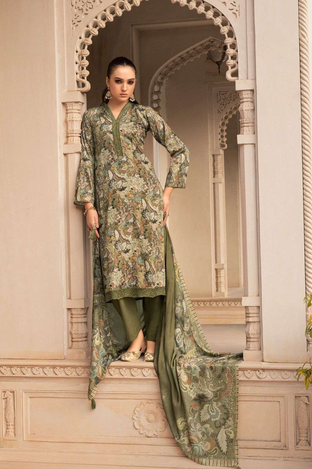 PRM TRENDZ RANGEENZ JAM SILK DIGITAL PRINT WITH FANCY WORK SUIT