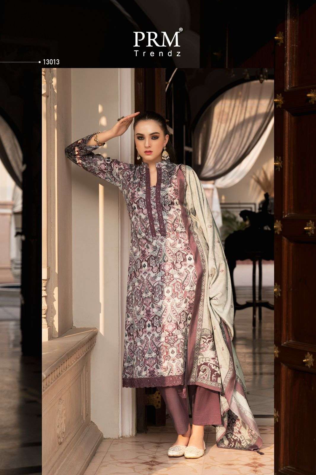 PRM TRENDZ RANGEENZ JAM SILK DIGITAL PRINT WITH FANCY WORK SUIT