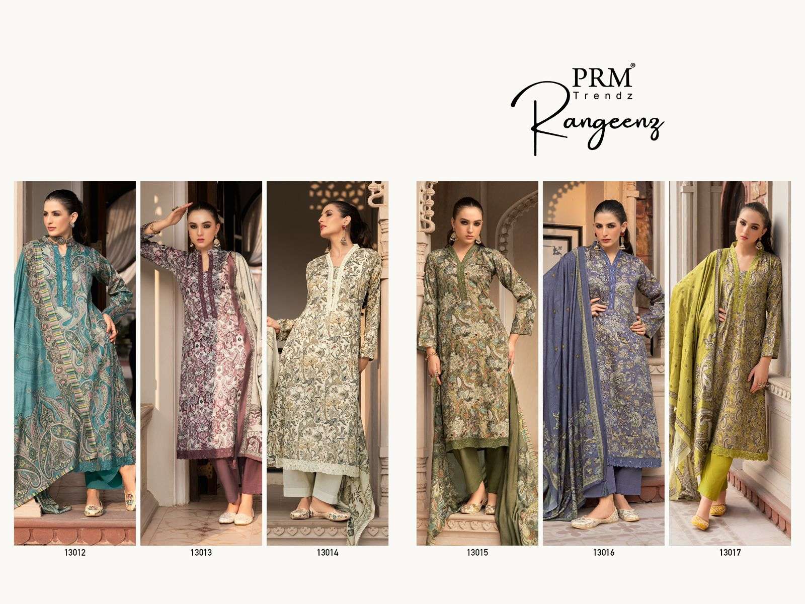 PRM TRENDZ RANGEENZ JAM SILK DIGITAL PRINT WITH FANCY WORK SUIT