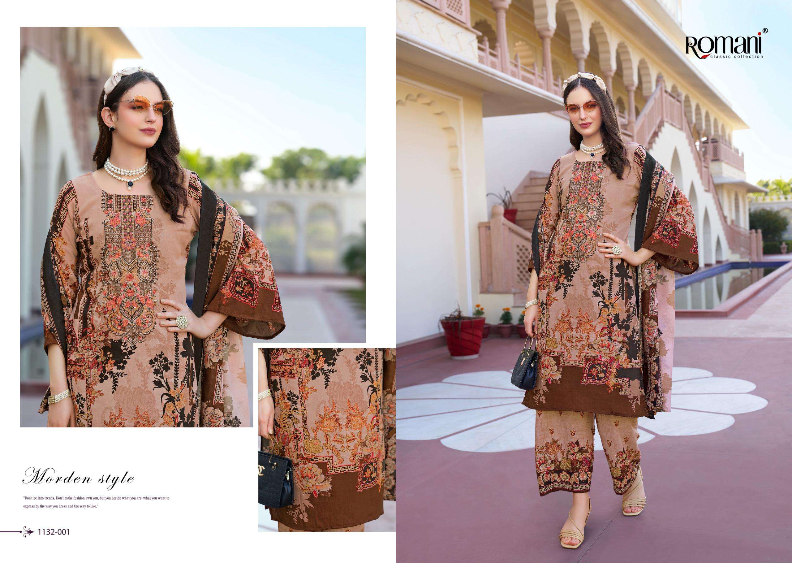ROMANI MAHIRA VOL 7 COTTON DIGITAL PRINTS WITH FANCY WORK SUIT