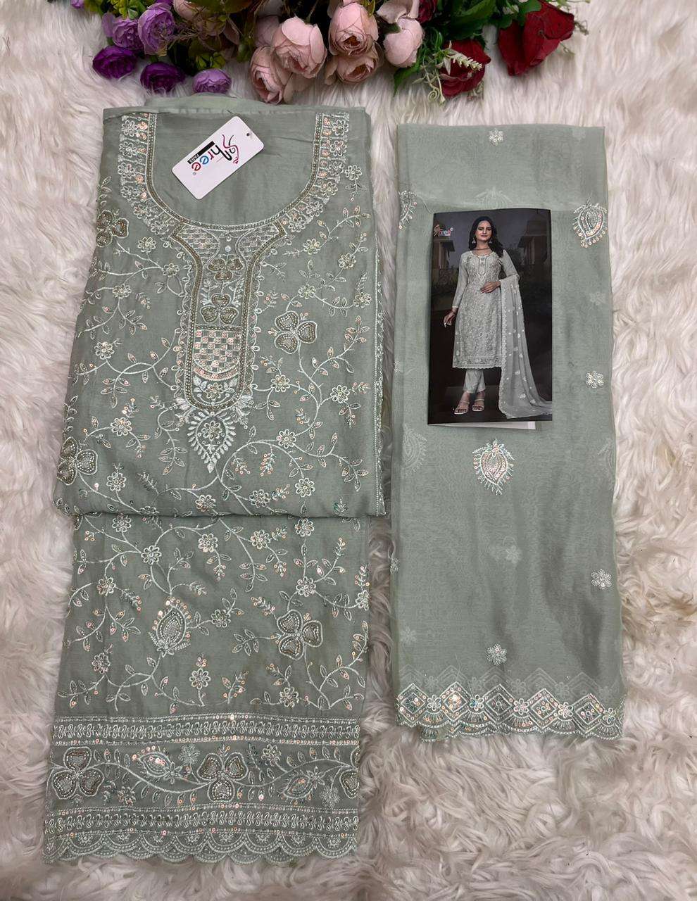 SHREE FABS BEATS 38 CHIFFON HEAVY EMBROIDERED PAKISTANI SUIT