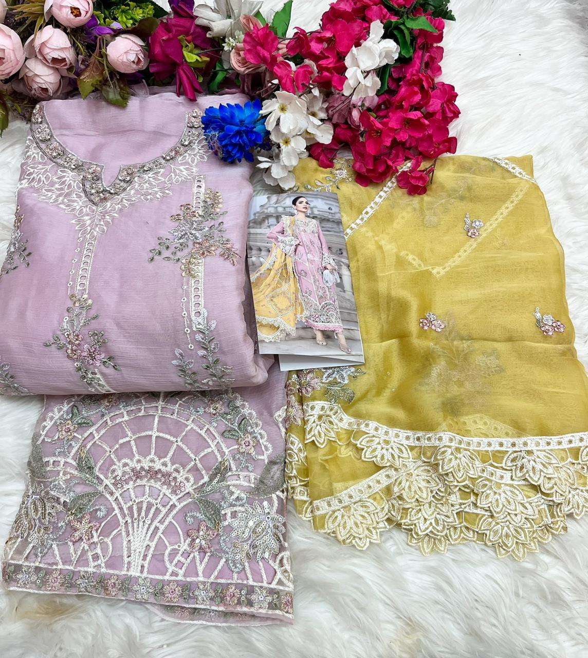 SHREE FABS SF 4005 CHIFFON HEAVY EMBROIDERED DESIGNER PAKISTANI SUIT