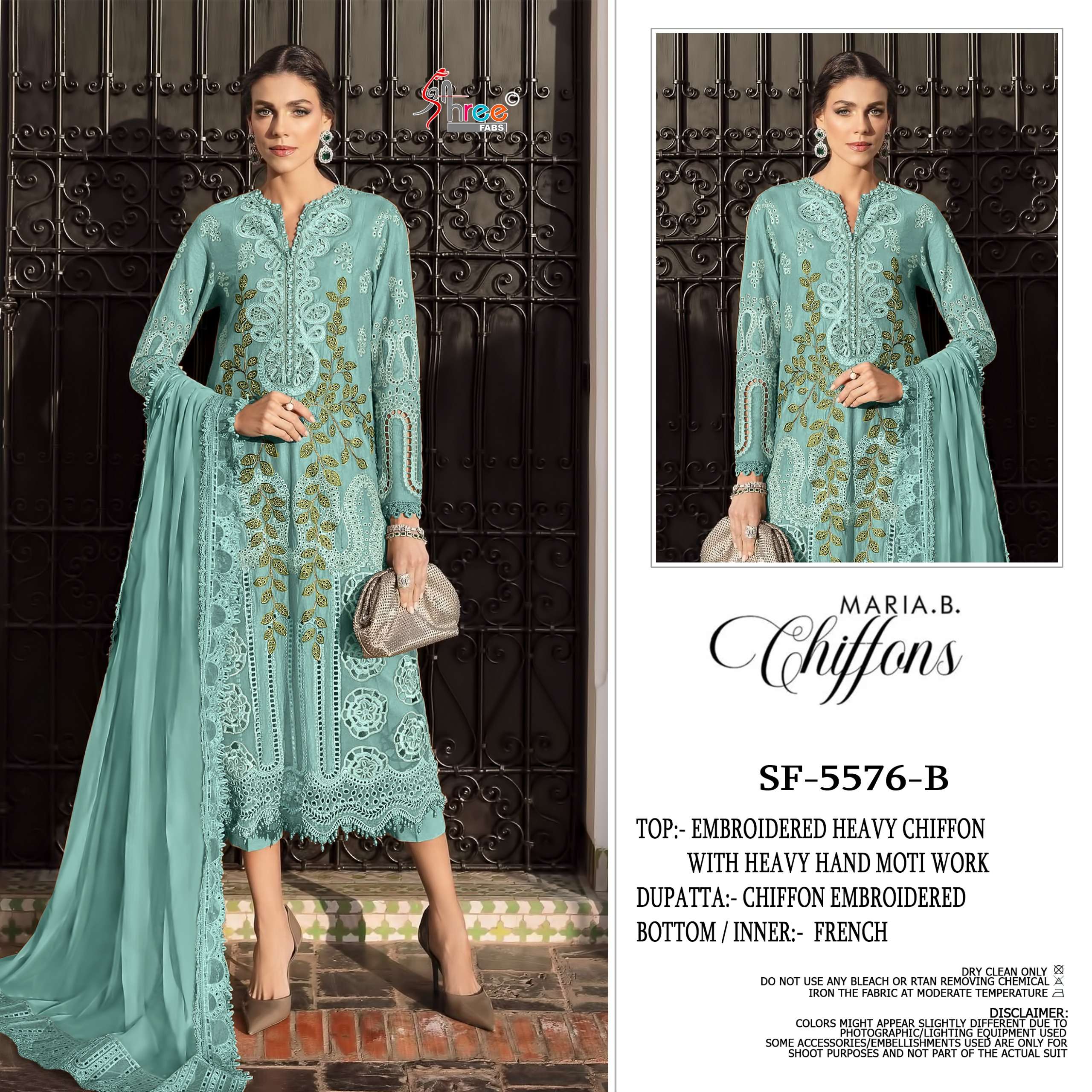 SHREE FABS SF 5576 HEAVY EMBROIDERY DESIGNER WEDDING WEAR PAKISTANI SUIT