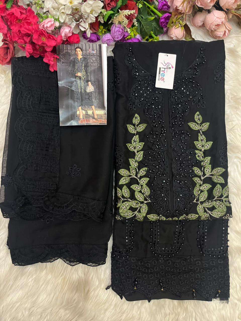 SHREE FABS SF 5576 HEAVY EMBROIDERY DESIGNER WEDDING WEAR PAKISTANI SUIT