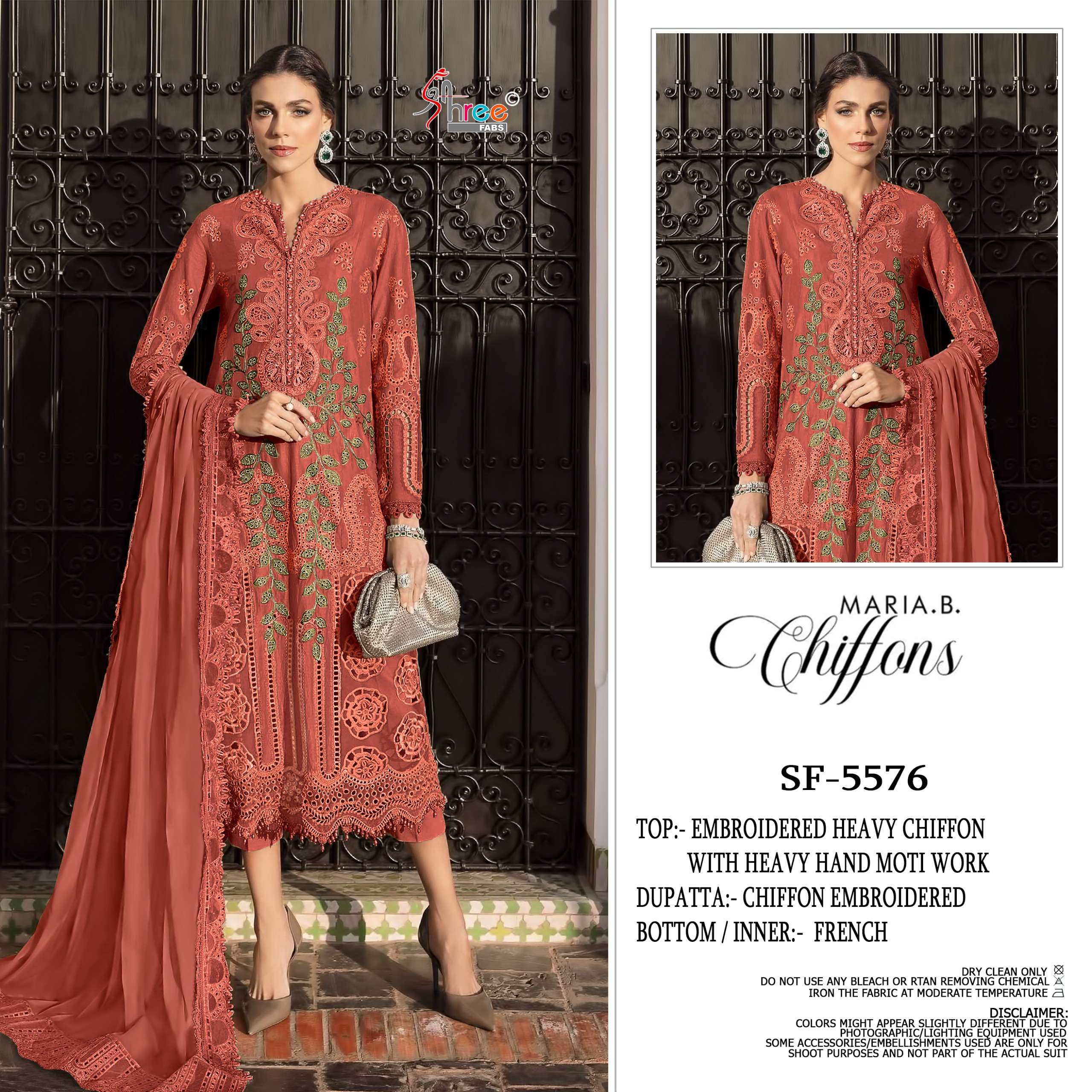 SHREE FABS SF 5576 HEAVY EMBROIDERY DESIGNER WEDDING WEAR PAKISTANI SUIT