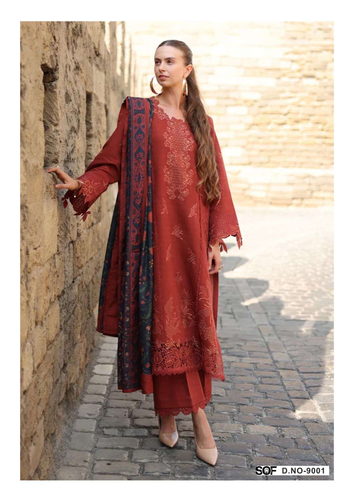 SHREE OM FAB ALIYA B VOL 9 LAWN COTTON DIGITAL PRINTS SALWAR SUIT