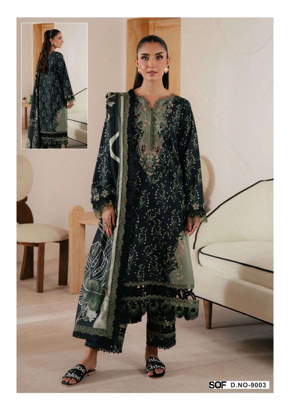 SHREE OM FAB ALIYA B VOL 9 LAWN COTTON DIGITAL PRINTS SALWAR SUIT