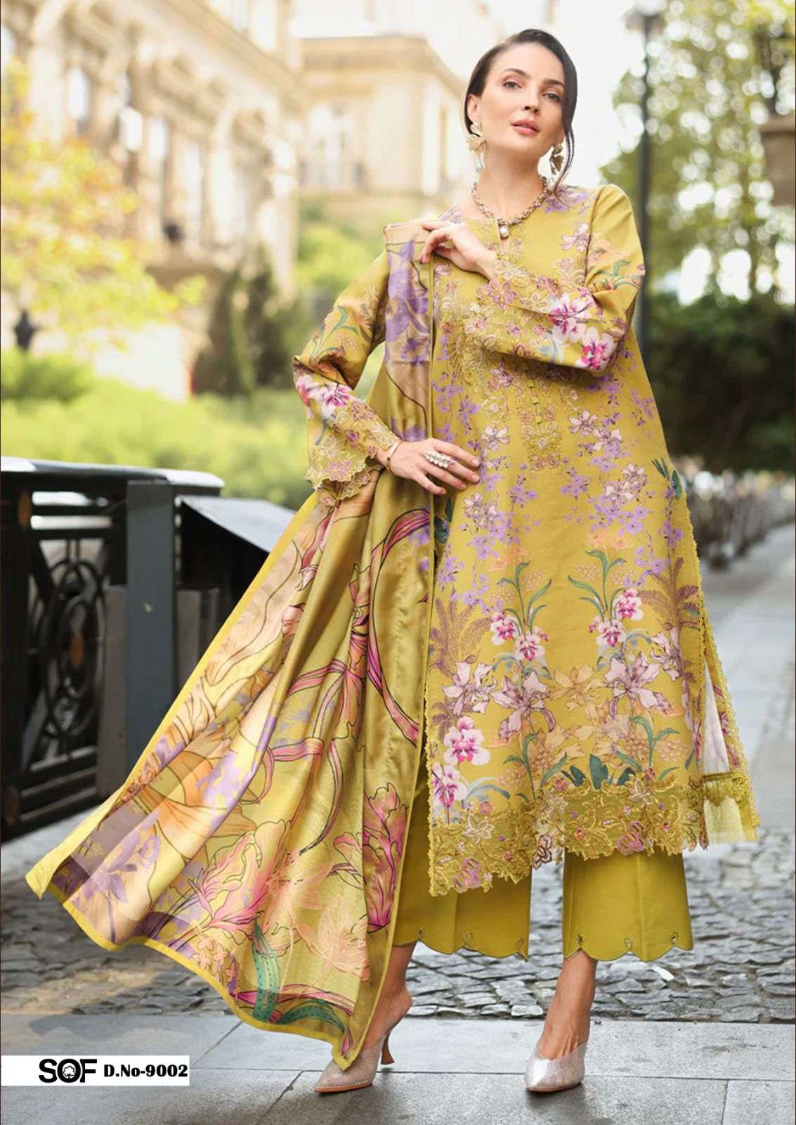 SHREE OM FAB SAIRA RIZWAN VOL 9 LAWN COTTON DIGITAL PRINT SALWAR SUIT