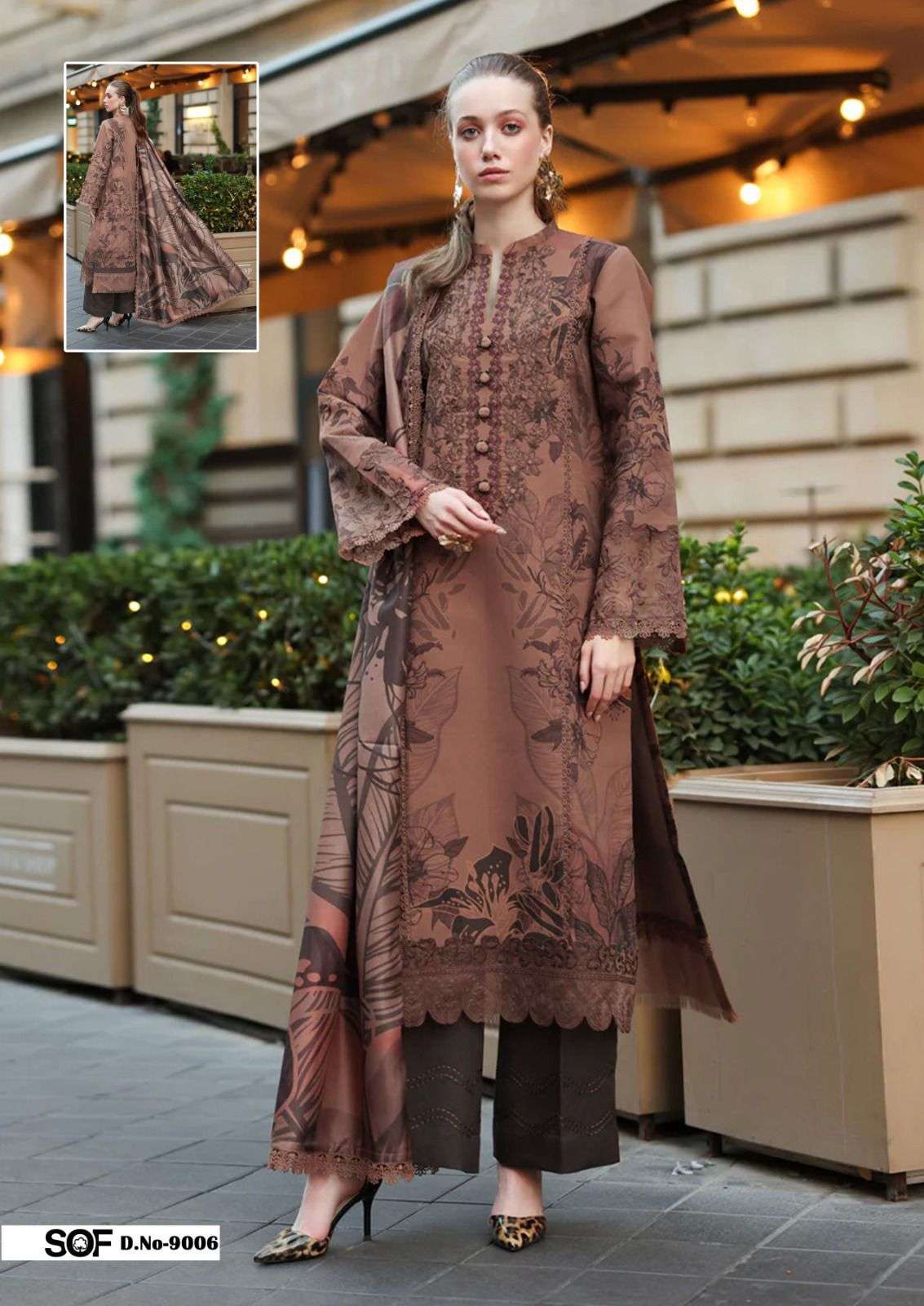 SHREE OM FAB SAIRA RIZWAN VOL 9 LAWN COTTON DIGITAL PRINT SALWAR SUIT