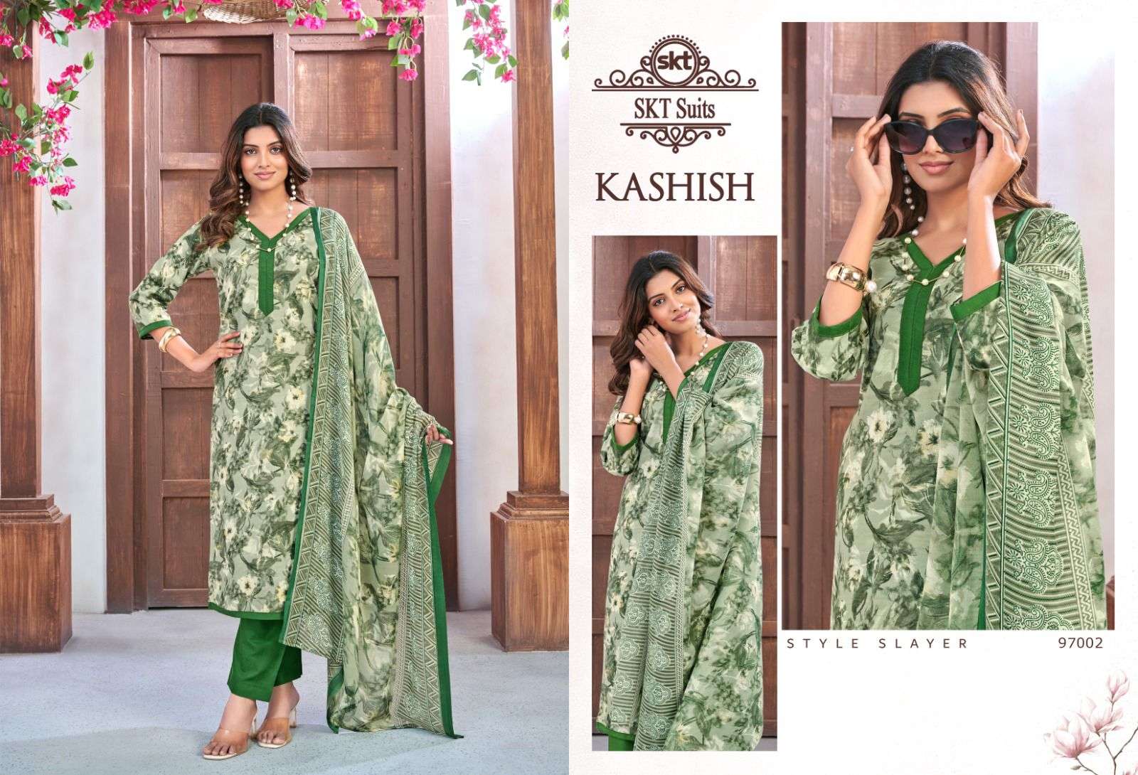 SKT SUITS KASHISH COTTON PRINTED LADIES SALWAR SUIT
