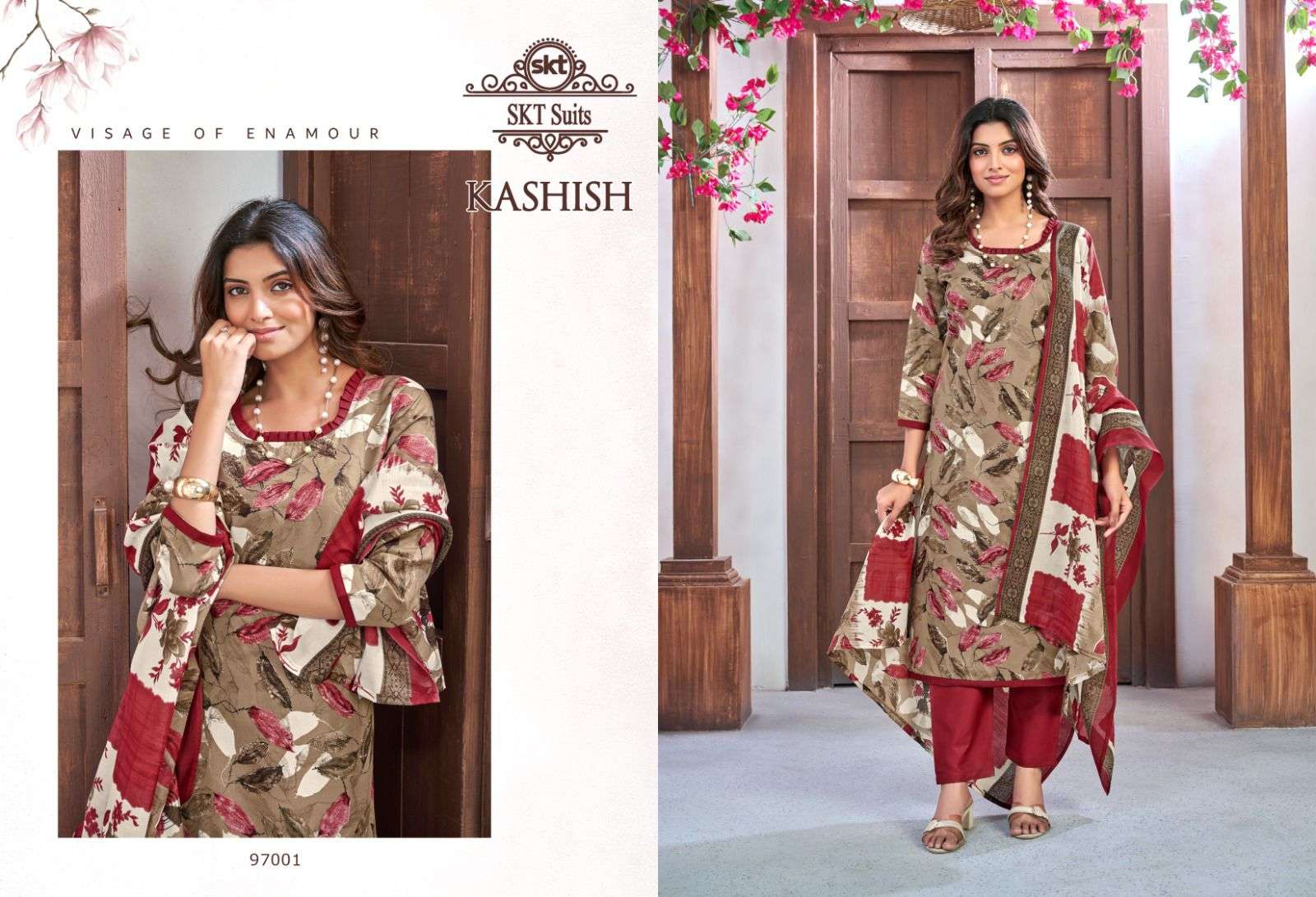 SKT SUITS KASHISH COTTON PRINTED LADIES SALWAR SUIT
