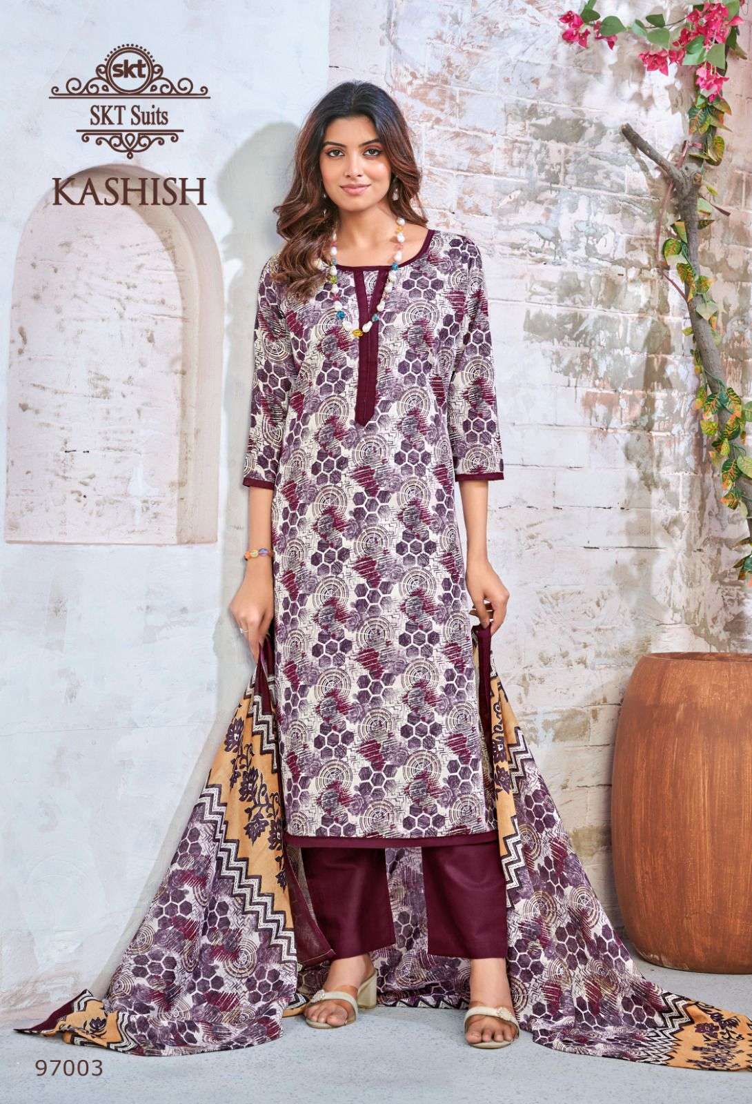 SKT SUITS KASHISH COTTON PRINTED LADIES SALWAR SUIT