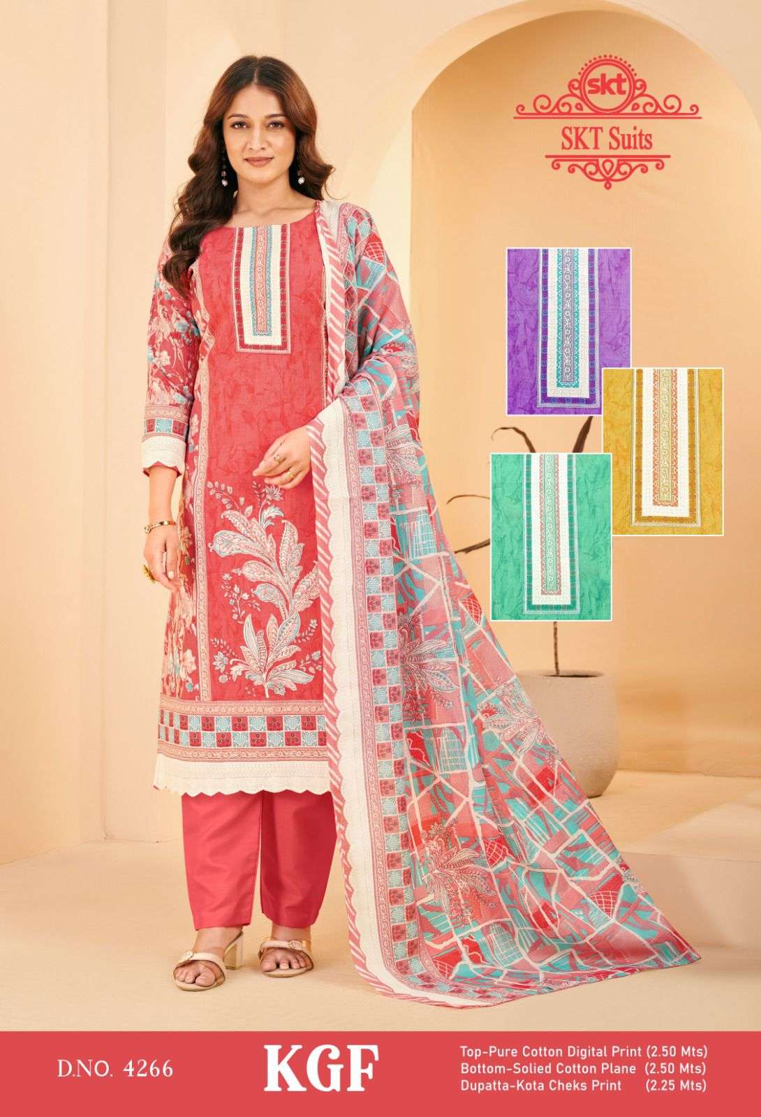 SKT SUITS KGF COTTON DIGITAL PRINTS SALWAR SUIT