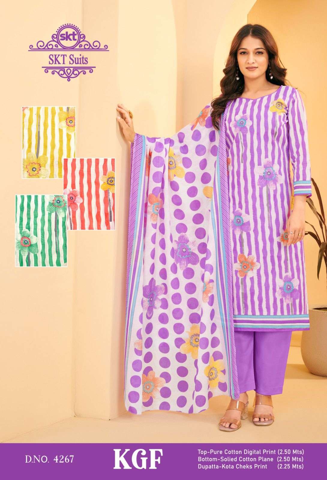 SKT SUITS KGF COTTON DIGITAL PRINTS SALWAR SUIT