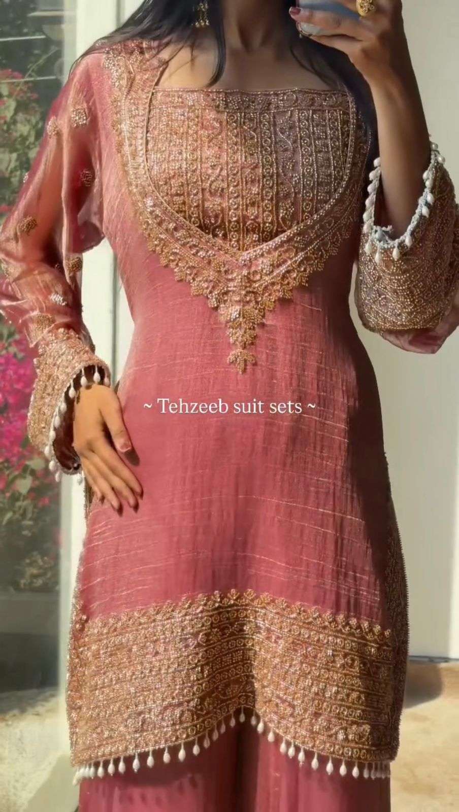 SR 1705 SILK BEAUTIFUL DESIGNER LOOK PARTY WEAR LADIES SHARARA SUIT