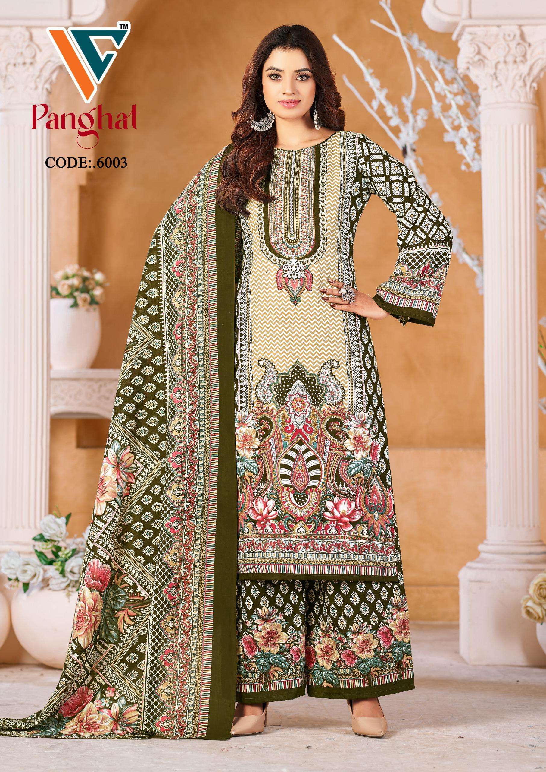 VANDANA CREATION PANGHAT VOL 6 COTTON DIGITAL KARACHI PRINTS SALWAR SUIT