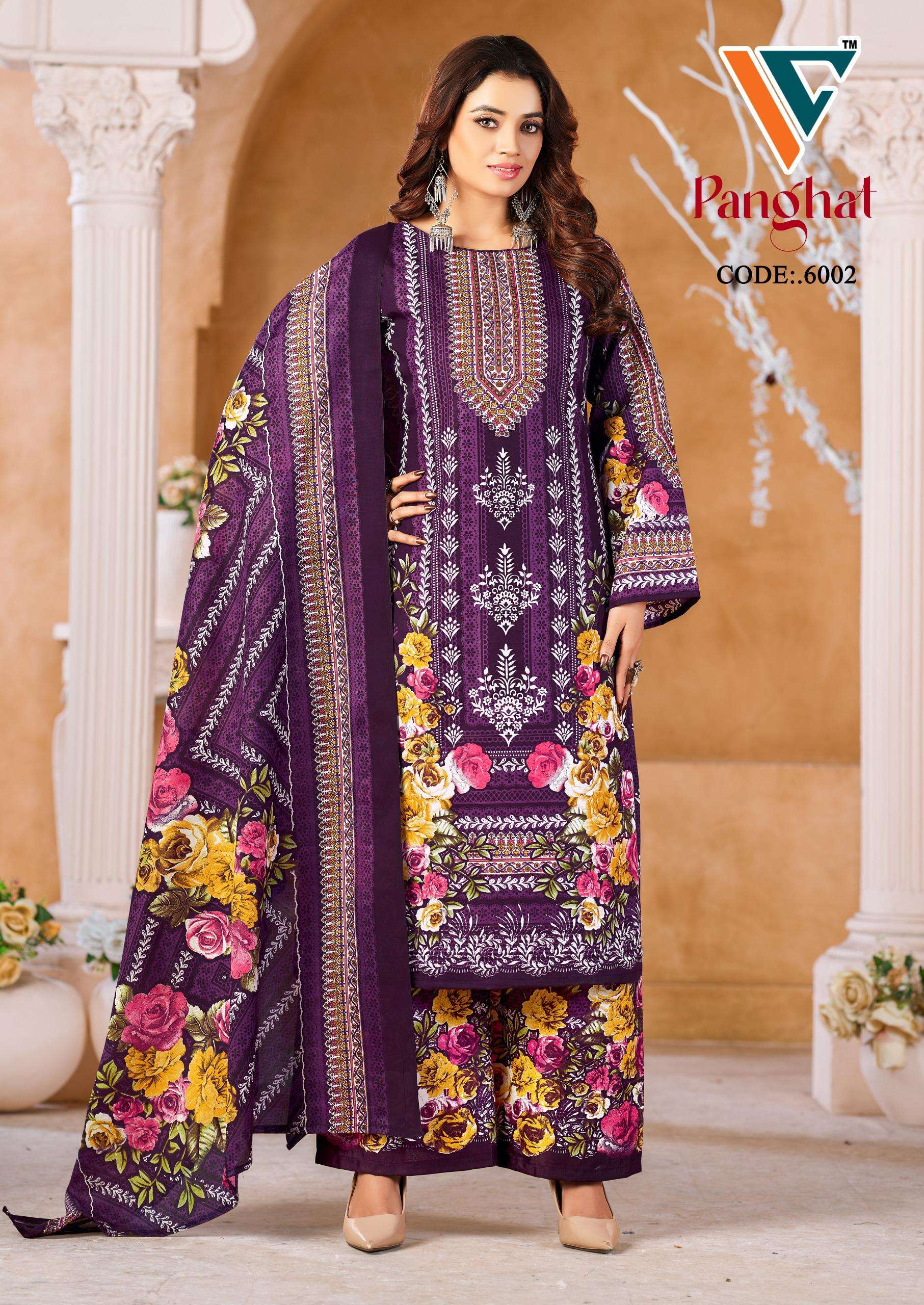 VANDANA CREATION PANGHAT VOL 6 COTTON DIGITAL KARACHI PRINTS SALWAR SUIT