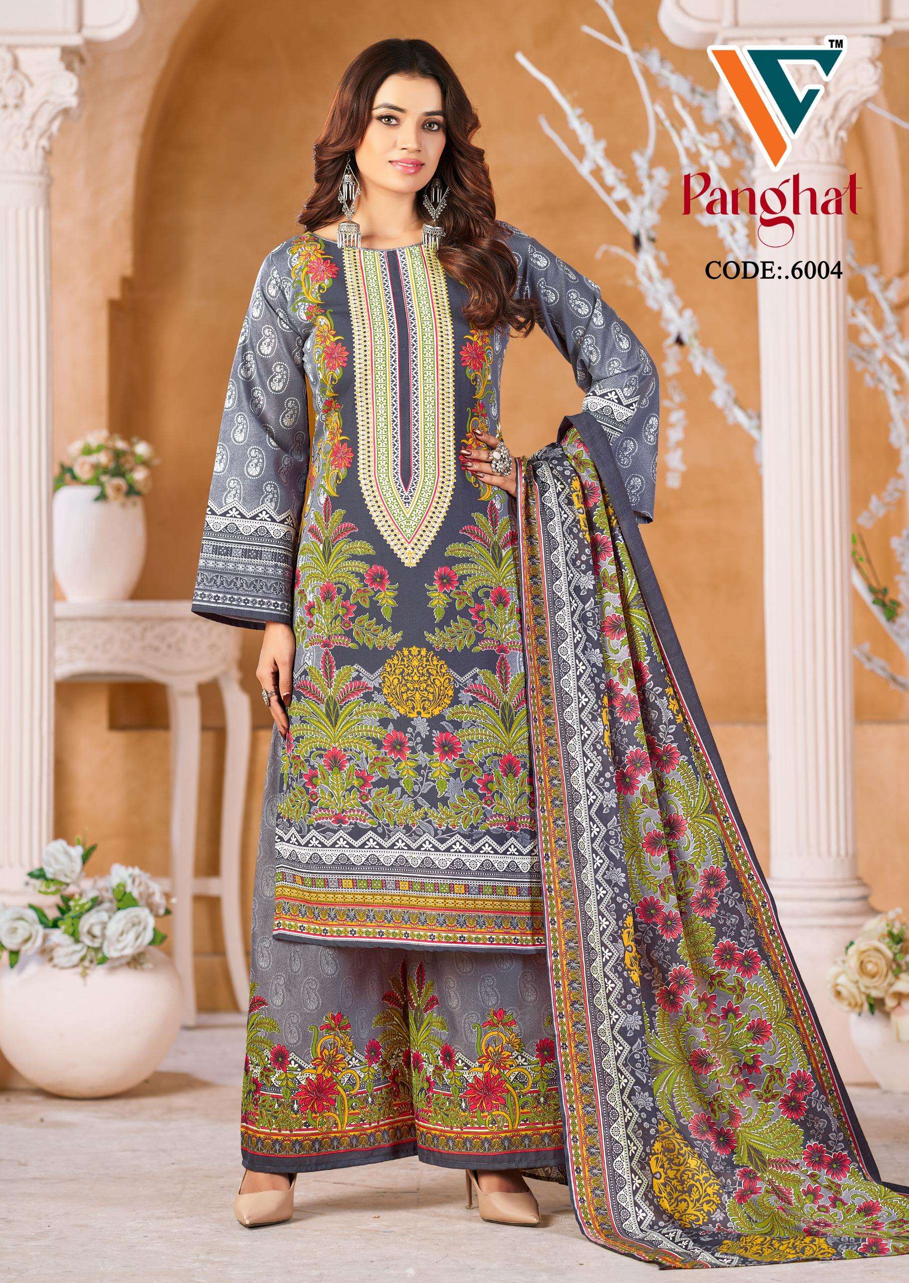 VANDANA CREATION PANGHAT VOL 6 COTTON DIGITAL KARACHI PRINTS SALWAR SUIT