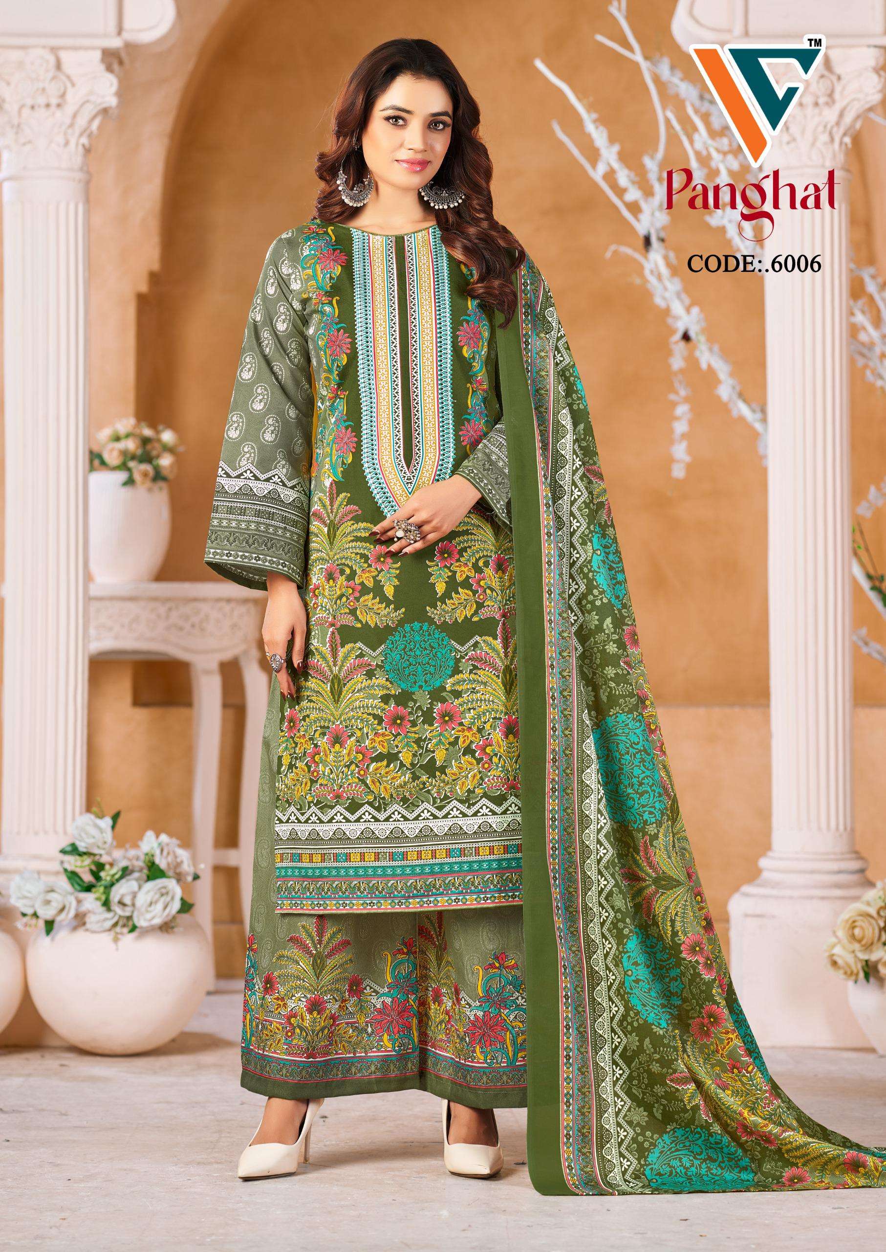 VANDANA CREATION PANGHAT VOL 6 COTTON DIGITAL KARACHI PRINTS SALWAR SUIT