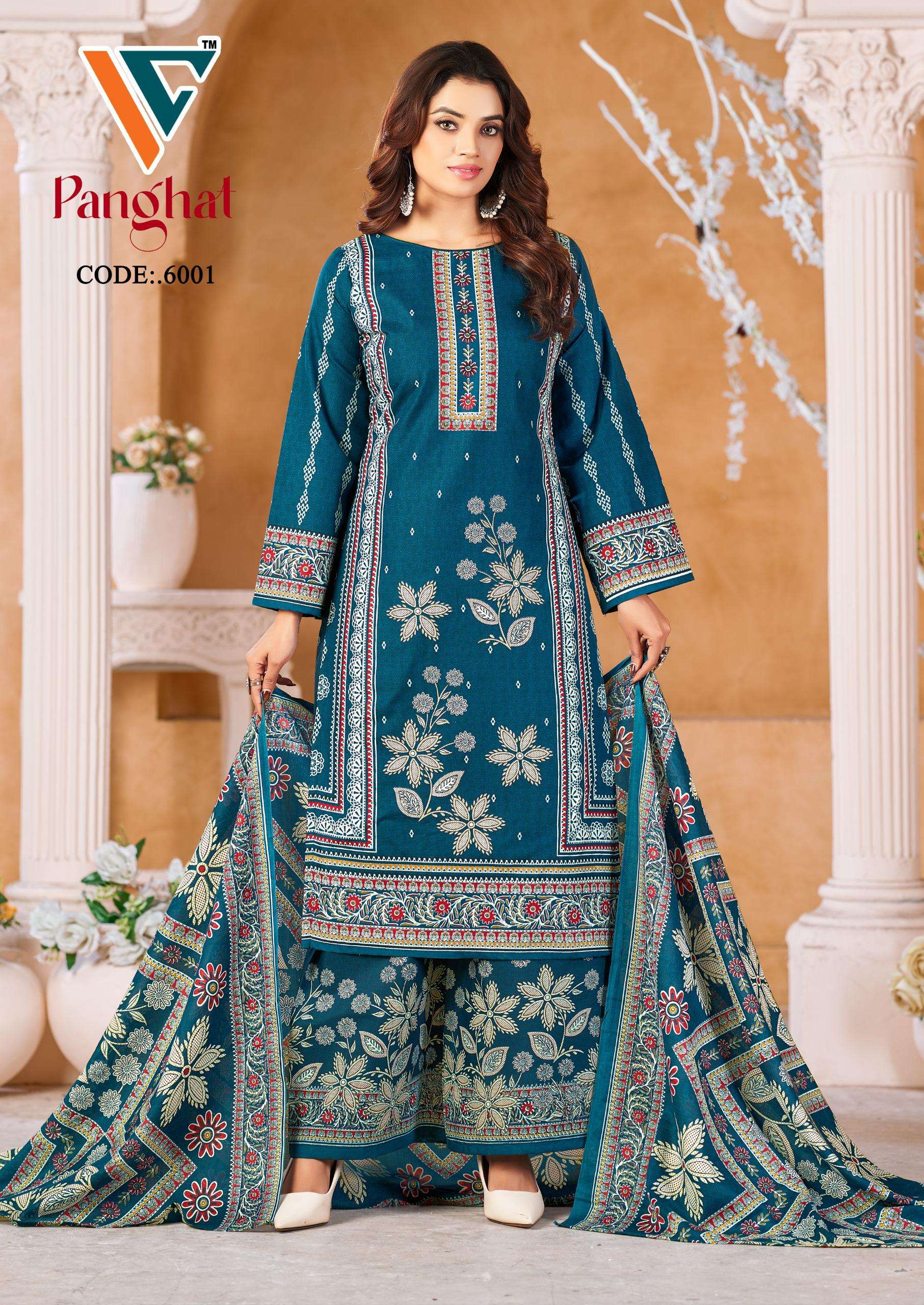 VANDANA CREATION PANGHAT VOL 6 COTTON DIGITAL KARACHI PRINTS SALWAR SUIT