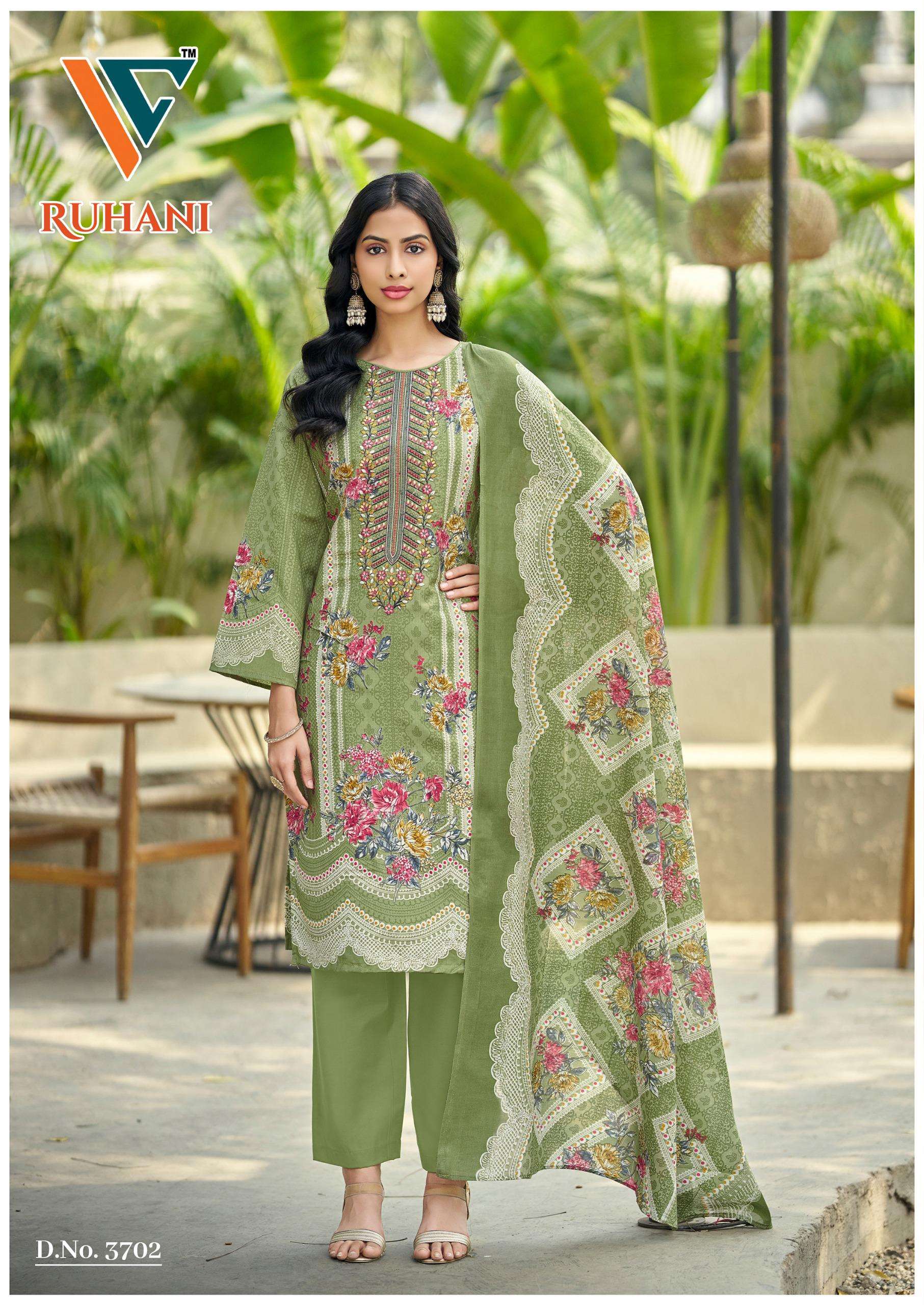 VANDANA‎ CREATION RUHANI‎‎ VOL 37 COTTON DIGITAL PRINT SALWAR SUIT