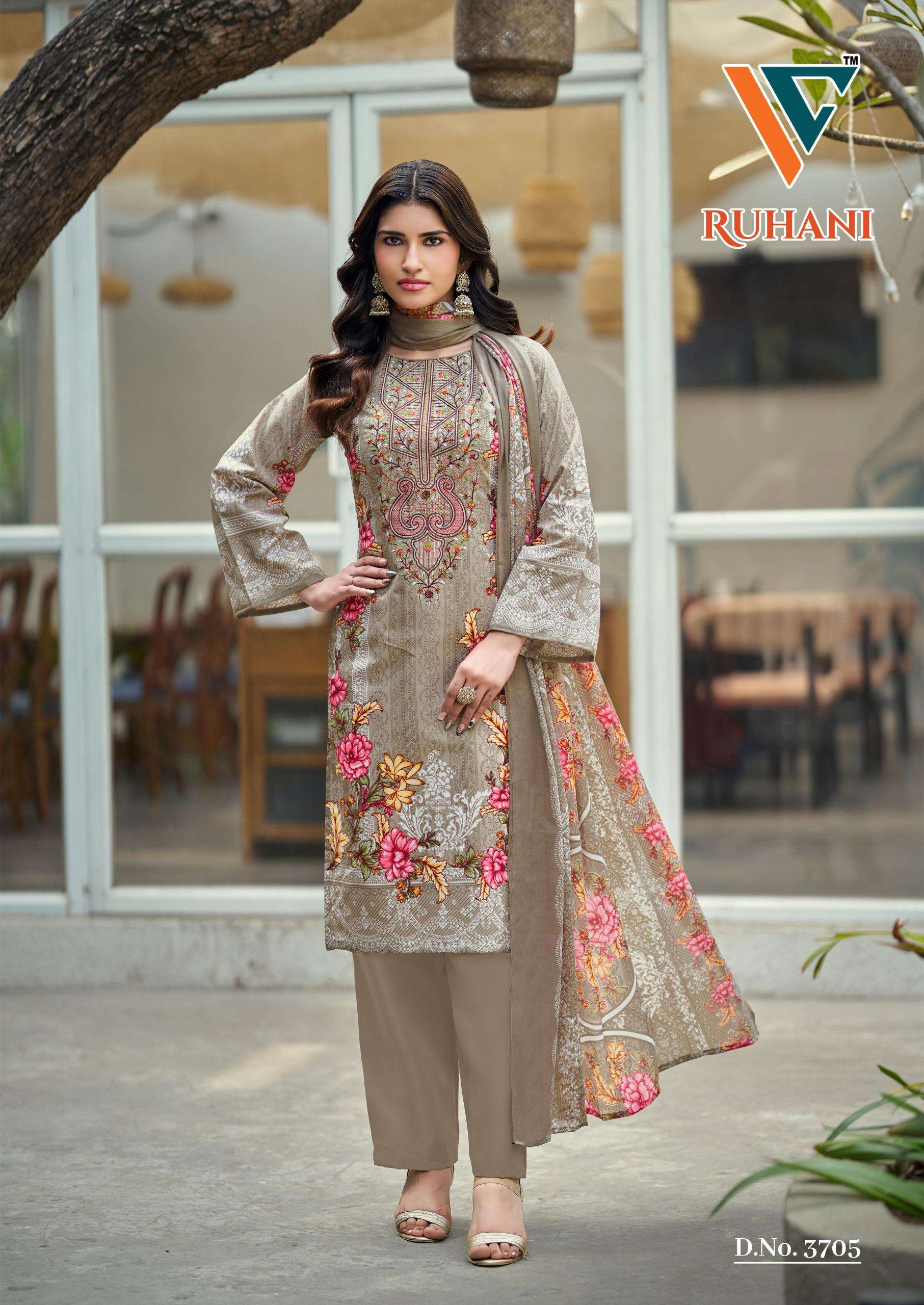 VANDANA‎ CREATION RUHANI‎‎ VOL 37 COTTON DIGITAL PRINT SALWAR SUIT