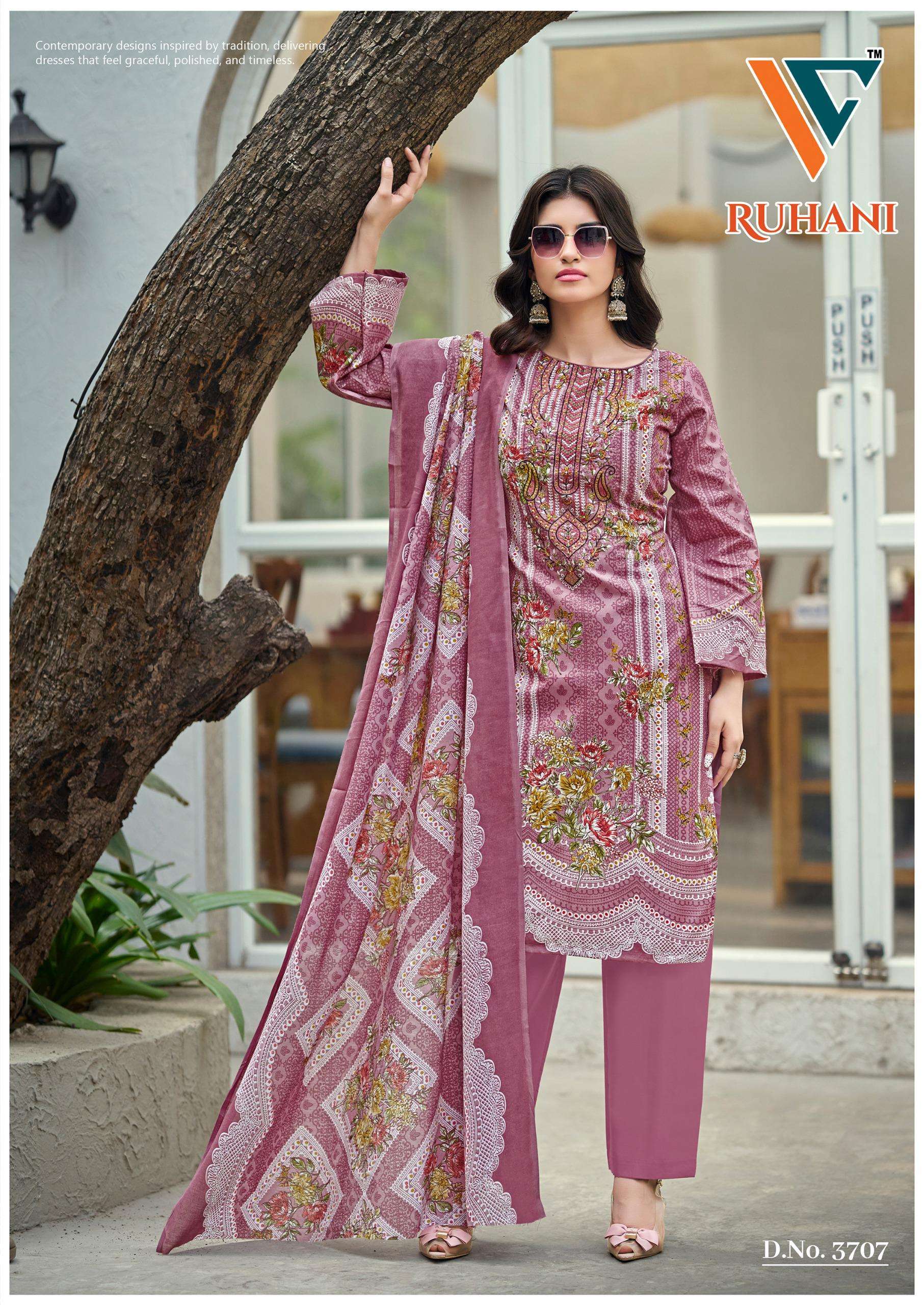 VANDANA‎ CREATION RUHANI‎‎ VOL 37 COTTON DIGITAL PRINT SALWAR SUIT