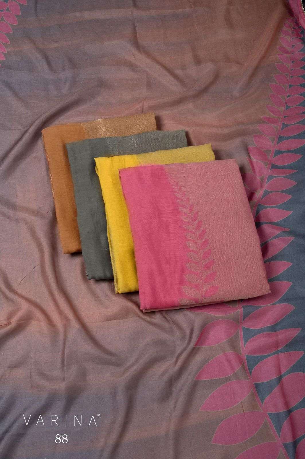 VARINA FAB D NO 88 SILK JACQUARD HEAVY BRANDED SUIT