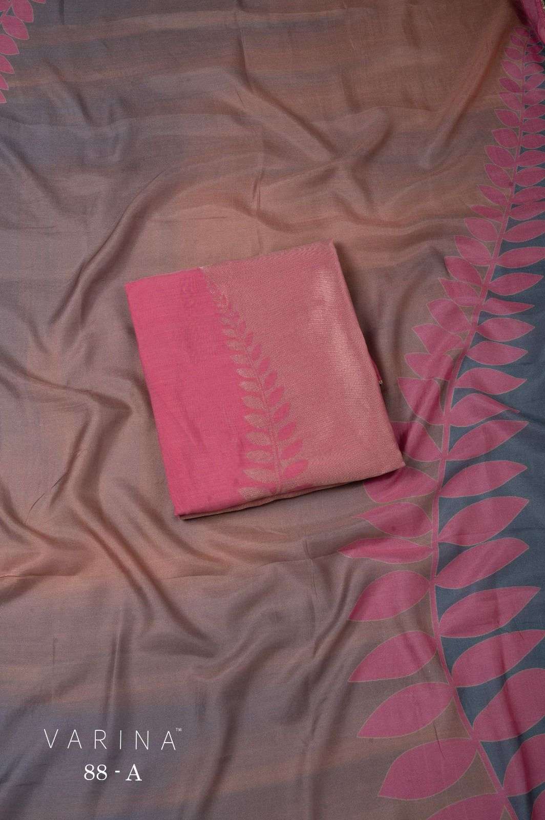 VARINA FAB D NO 88 SILK JACQUARD HEAVY BRANDED SUIT