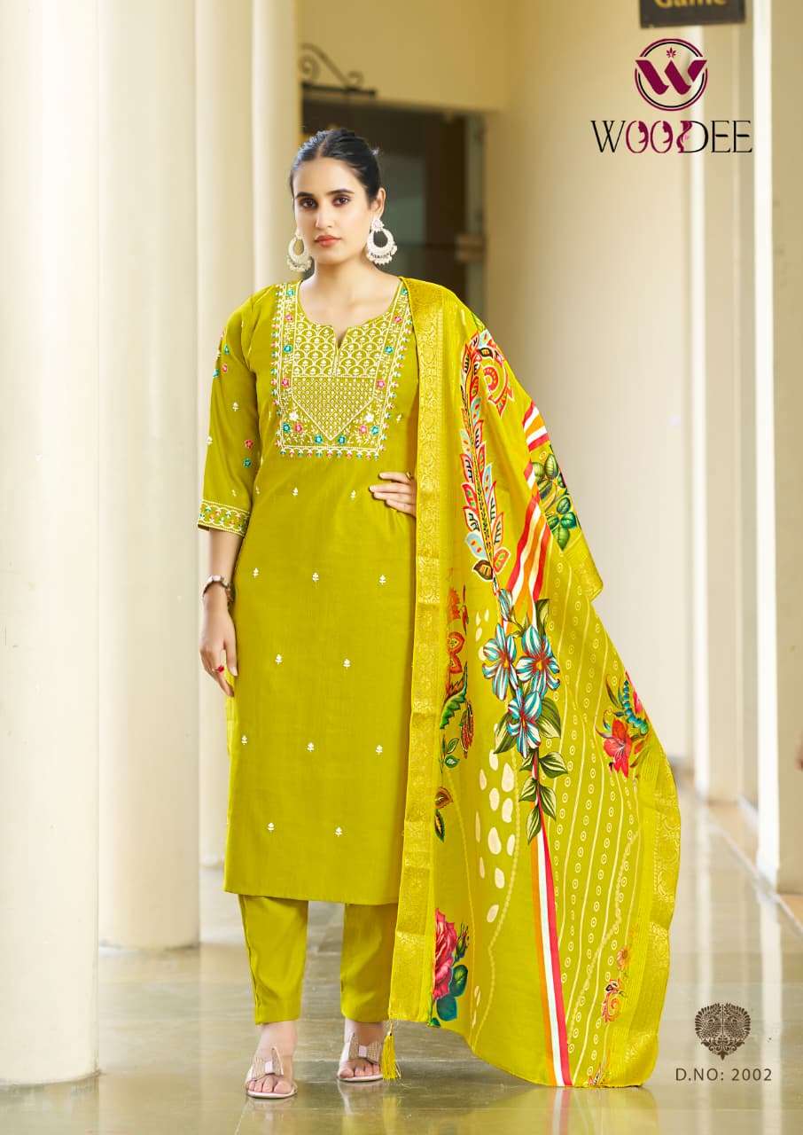WOODEE DIANA VOL 2 VISCOSE FANCY WORKS LADIES 3PIECE SET COLLECTION 