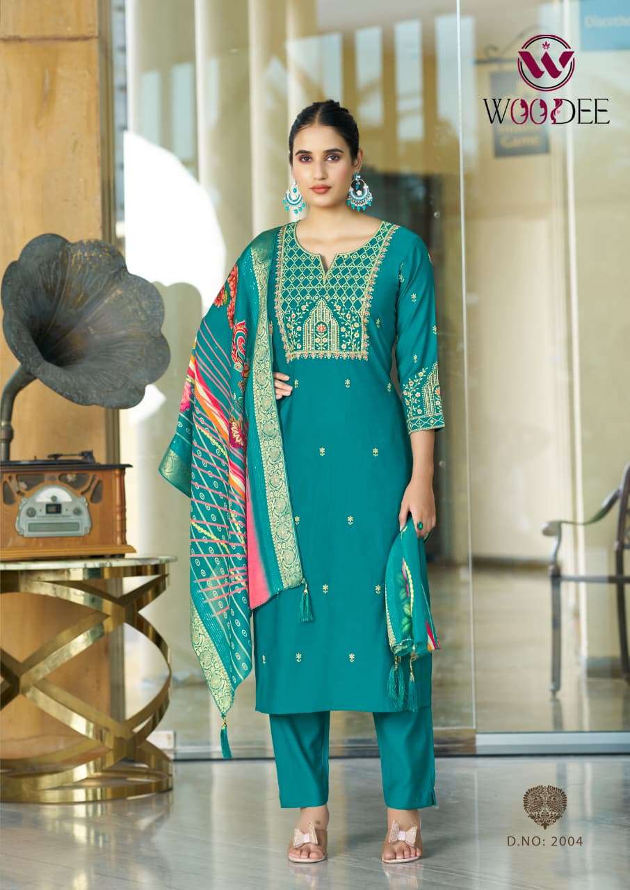 WOODEE DIANA VOL 2 VISCOSE FANCY WORKS LADIES 3PIECE SET COLLECTION 